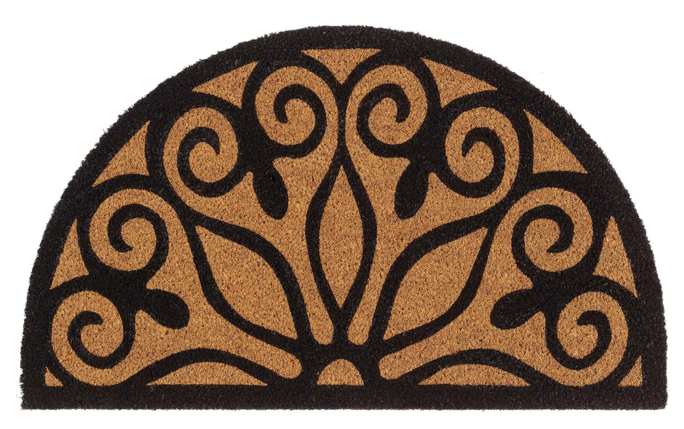 HR U Dørmatte i kokos - (Half moon Scroll)