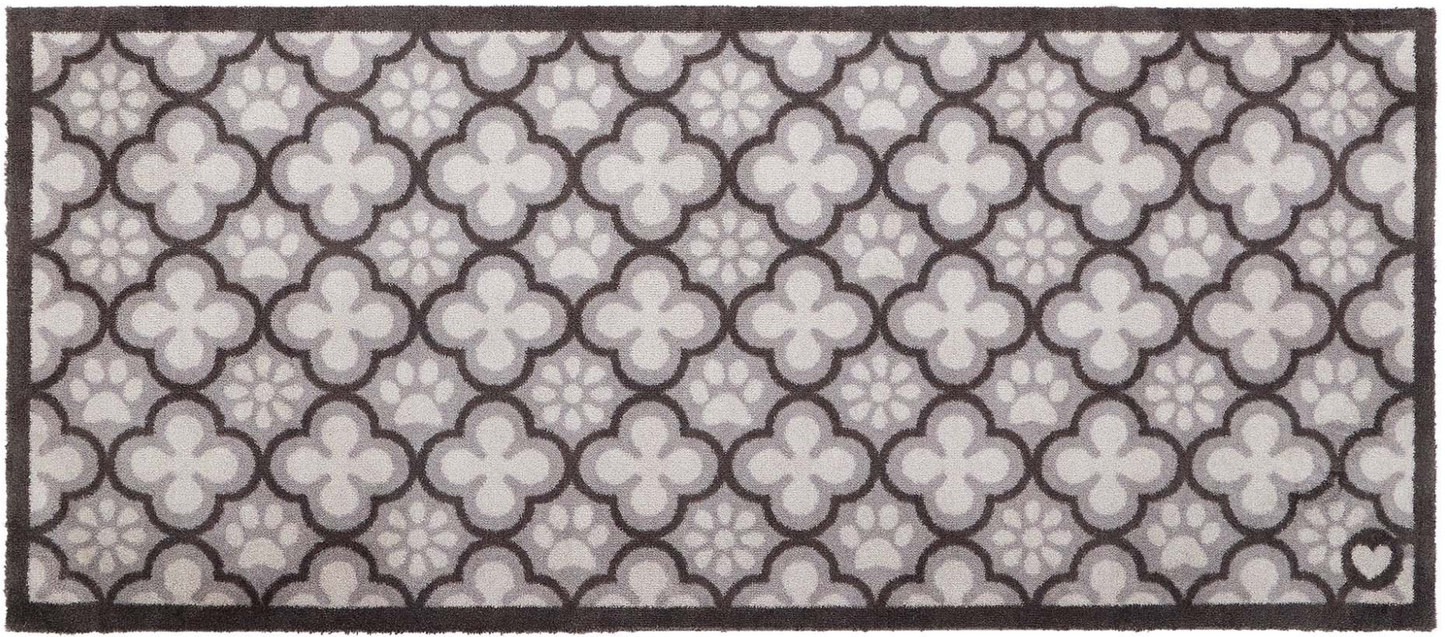 HR P Dørmatte - Paw print Moroccan tile
