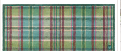 HR H Dørmatte - Ruter (Tartan Green)