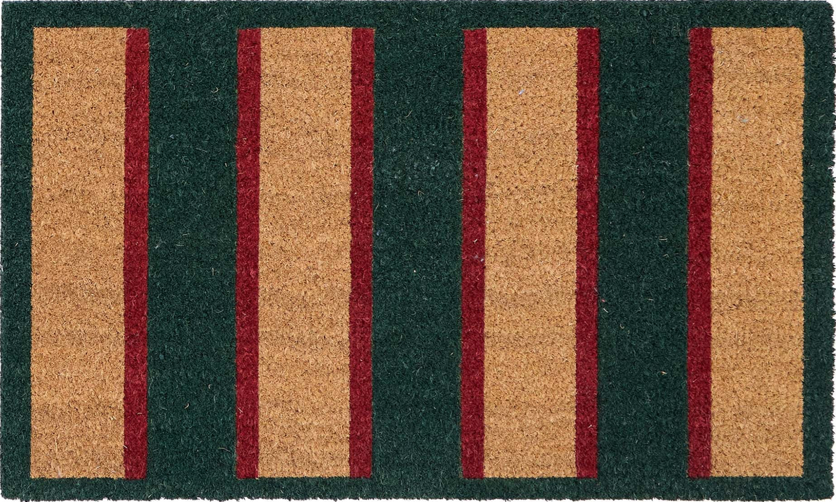 HR U Dørmatte i kokos - "Klassisk striper" (Heritage stripe) (Copy)